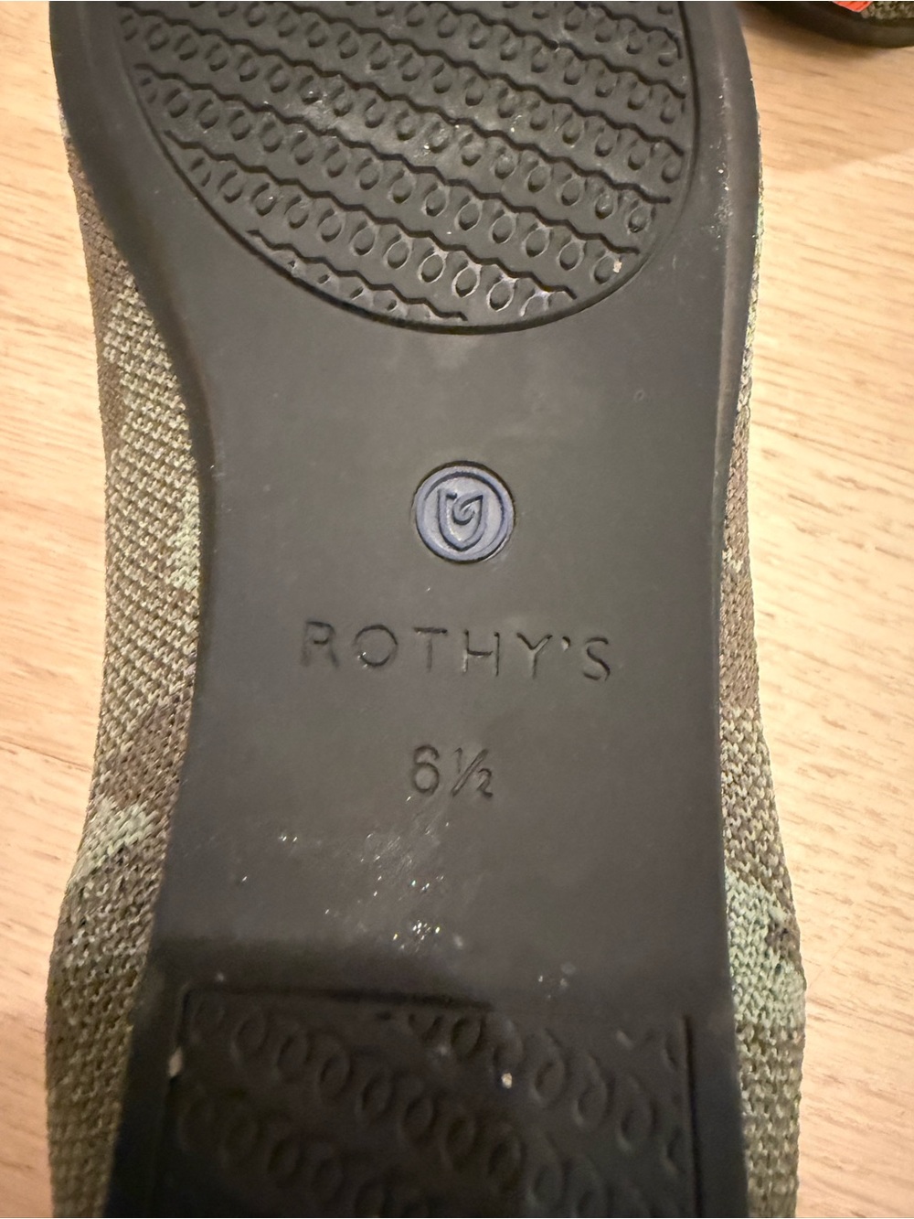 Rothy’s Olive Green Camo Loafers - Picture 4 of 4